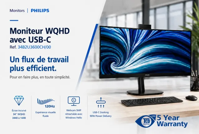 bannière philips USB-C