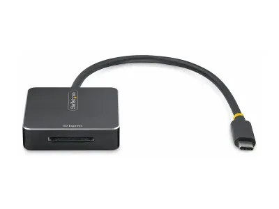 StarTech .com USB-C SD Express Card Reader, USB 10Gbps, Portable Memory Card Reader, USB Type-C to Secure Digital 7.1 Adapter, Works with Any Operating System