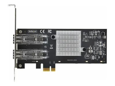Startech Carte Réseau GbE SFP 2 Port, Fibre Optique PCIe Ethernet NIC