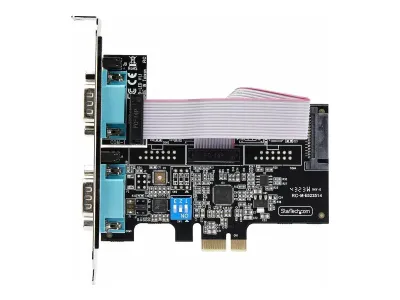 Startech 2-Port Serial PCIe Card, Dual-Port RS232/RS422/RS485 Card