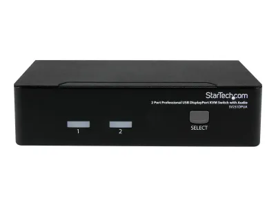 StarTech .com Commutateur KVM 2 Ports DisplayPort, USB et Audio
