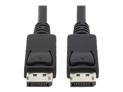 Eaton Tripp Lite Series DisplayPort Cable with Latching Connectors, 4K 60 Hz (M/M), Black, 10 ft. (3.05 m)