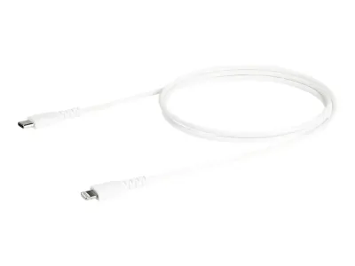 StarTech .com Câble USB-C vers Lightning Blanc Robuste 1 m