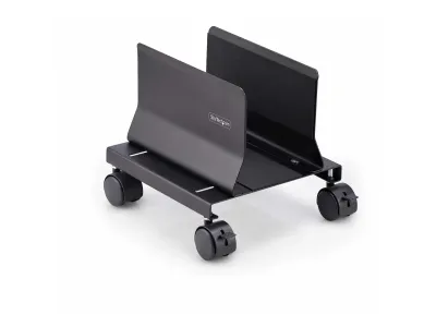 StarTech .com Computer Tower Cart Rolling CPU Caddy w/ Wheels, Adjustable