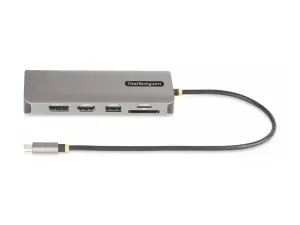 StarTech .com Adaptateur Multiport USB-C Triple Moniteur, HDMI, DP, 4x USB - miniature 1