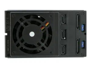 StarTech .com Rack Backplane Mobile en Aluminum Sans Tiroir pour 3 Disque Dur SAS II/SATA III 6Gbps, Hot Swap avec Ventilateur et Serrure - miniature 5