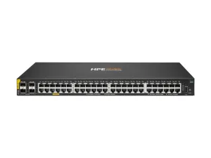 HPE Aruba Networking CX 6000 48p 10M/100M/1G Class4 PoE 4p SFP 1G 370W Switch