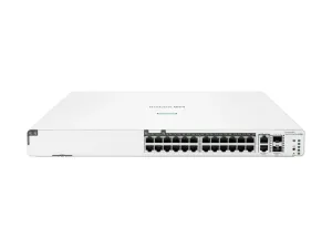 HPE Networking Instant On 1960 24G 20p Class4 4p Class6 PoE 2XGT 2SFP+ 370W Switch - miniature 1