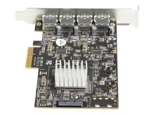 Startech Carte PCIe 4 Ports USB 3.2 Gen 2 10Gbps - miniature 2