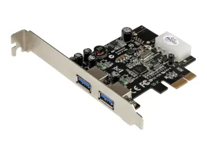 Startech Carte Contrôleur PCI Express 2 Ports USB 3.0 SuperSpeed avec UASP - miniature 2