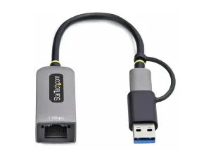 Startech USB-C to Ethernet Adapter w/USB-A Adapter, Realtek RTL8153B