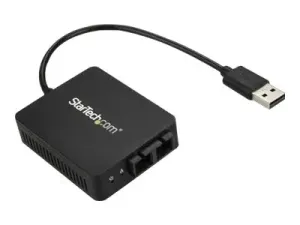 Startech Adaptateur réseau USB 2.0 vers fibre optique SC jusqu'à 2 km - miniature 1