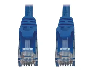 Eaton Tripp Lite Series Cat6a 10G Snagless Molded UTP Ethernet Cable (RJ45 M/M), PoE, Blue, 10 ft. (3.1 m) - miniature 2