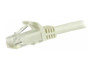 StarTech .com 2m CAT6 Ethernet Cable, 10 Gigabit Snagless RJ45 650MHz 100W PoE Patch Cord, CAT 6 10GbE UTP Network Cable w/Strain Relief, White, Wiring is UL Certified/TIA - miniature 4