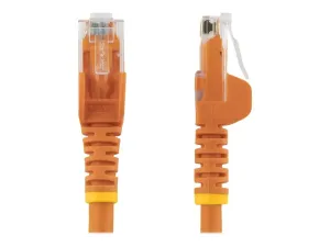 StarTech .com 3m CAT6 Ethernet Cable, 10 Gigabit Snagless RJ45 650MHz 100W PoE Patch Cord, CAT 6 10GbE UTP Network Cable w/Strain Relief, Orange, Wiring is UL Certified/TIA - miniature 1