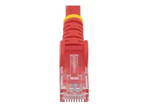 StarTech .com 7.5m CAT6 Ethernet Cable, 10 Gigabit Snagless RJ45 650MHz 100W PoE Patch Cord, CAT 6 10GbE UTP Network Cable w/Strain Relief, Red, Wiring is UL Certified/TIA - miniature 3