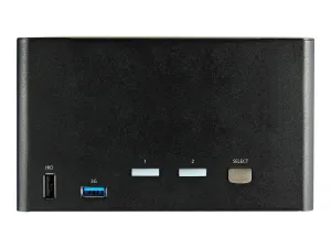 StarTech.com Switch KVM 2 Ports Quadruple Écran DisplayPort