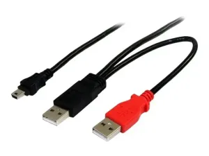 StarTech.com Câble USB 2.0 en Y A vers Mini B de 1,8 m - miniature 1