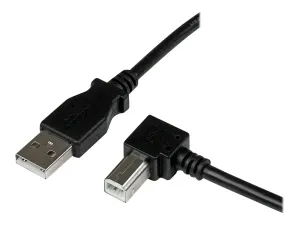 StarTech .com Câble USB 2.0 Type A vers USB Type B Coudé à droite Mâle / Mâle - miniature 1