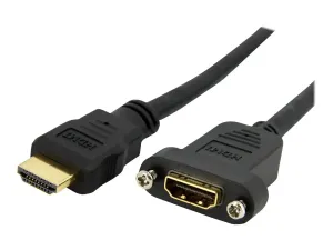 StarTech .com Câble HDMI standard à montage sur panneau de 91 cm - miniature 1