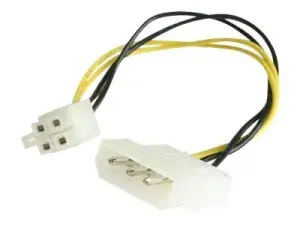 StarTech .com Adaptateur Molex 15,2cm vers P4/ATX, Câble Molex LP4 vers P4 - miniature 1