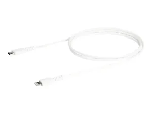 StarTech .com Câble USB-C vers Lightning Blanc Robuste 1 m - miniature 1
