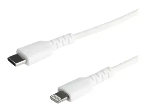 StarTech .com Câble USB-C vers Lightning Blanc Robuste 1 m - miniature 3