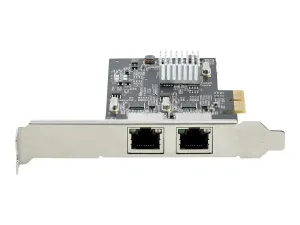 Startech Carte Réseau PCIe à 2 Ports 2,5 Gbps NBASE-T, Intel I225-V - miniature 5