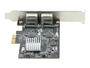 Startech Carte Réseau PCIe à 2 Ports 2,5 Gbps NBASE-T, Intel I225-V - miniature 3