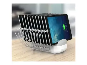 Compulocks Station de recharge USB à 10 ports avec prise EU - miniature 3