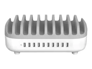 Compulocks Station de recharge USB à 10 ports avec prise EU - miniature 1