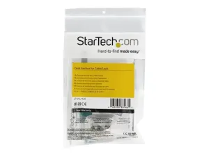 StarTech .com Plaque de verrouillage pour câble de sécurité en alliage de zinc - miniature 3