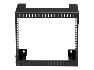 StarTech .com Rack Réseau Mural 8U à 2 Montants, Rack Serveur 19" à Cadre Ouvert, Profondeur 12", Rack de Données Mural pour IT/AV/Panneau de Patch/Equipement IT