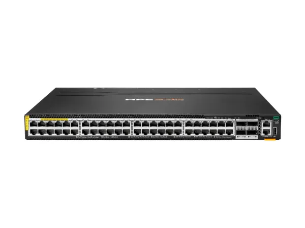 HPE Aruba Networking CX 6300M 48p SR10 1G/2.5G/5G/10G PTP/AVB Class8 PoE 4p 100G MACsec Switch