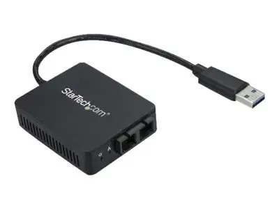 Startech Adaptateur réseau USB 3.0 vers fibre optique SC Gigabit Ethernet jusqu'à 550 m