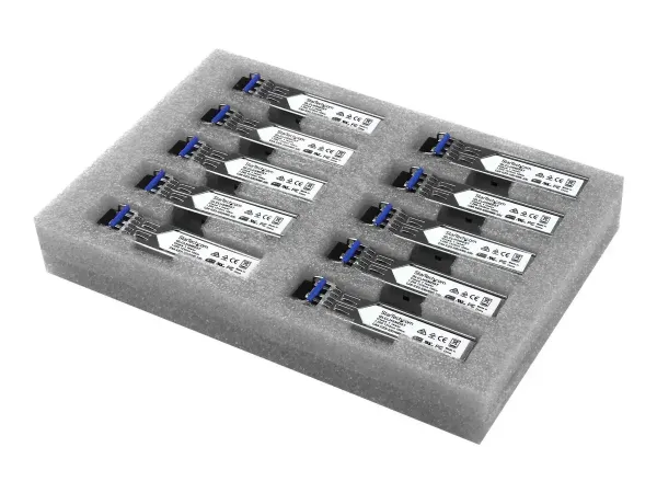 StarTech.com Paquet de 10 modules de transceiver SFP à fibre optique Gigabit
