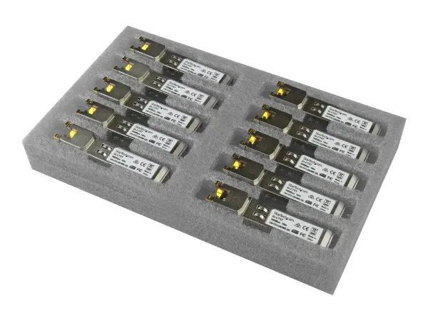 StarTech.com Paquet de 10 modules de transceiver SFP Gigabit RJ45 en cuivre