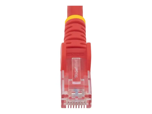 StarTech.com 50cm CAT6 Ethernet Cable, 10 Gigabit Snagless RJ45 650MHz 100W PoE Patch Cord, CAT 6 10GbE UTP Network Cable w/Strain Relief, Red, Wiring is UL Certified/TIA