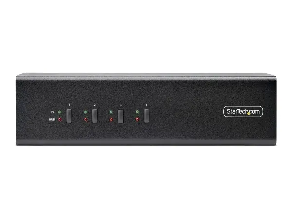 StarTech.com Switch KVM 4 Ports DisplayPort pour 2 Moniteurs, KVM 4K 60Hz