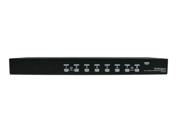 StarTech.com Switch KVM USB VGA 8 ports à montage en rack 1U avec OSD