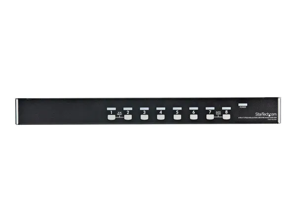 StarTech.com 8 Port 1U Rackmount USB KVM Switch Kit with OSD and Cables