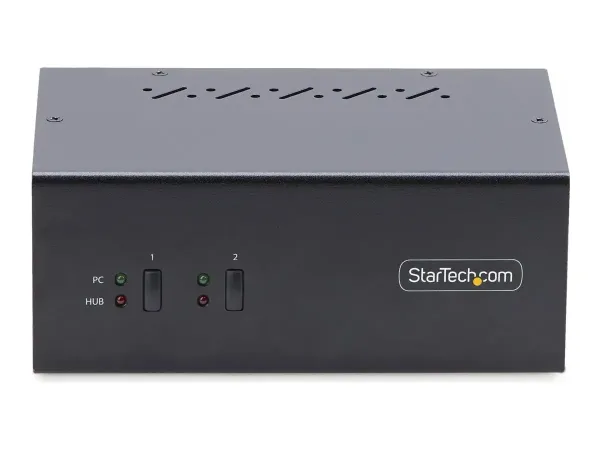 StarTech.com Switch KVM 2 Ports pour 2 Écrans, 4K60Hz, 2 Ports USB 5Gbps