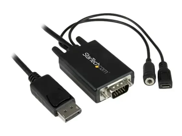 StarTech Câble adaptateur DisplayPort vers VGA de 3 m avec audio