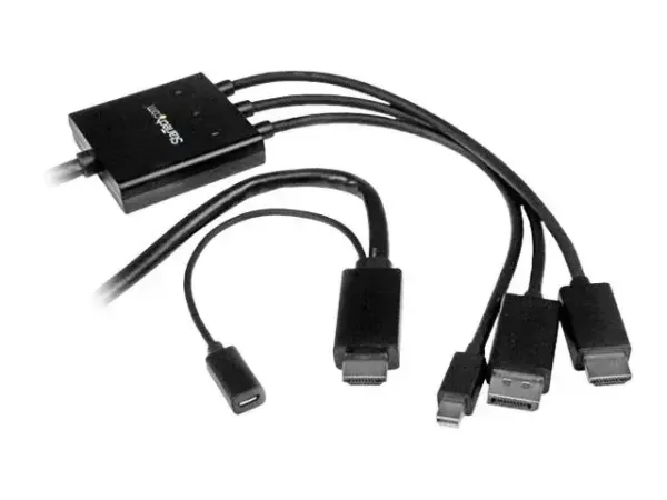 Startech Câble adaptateur HDMI, DisplayPort ou Mini DisplayPort vers HDMI de 2 m