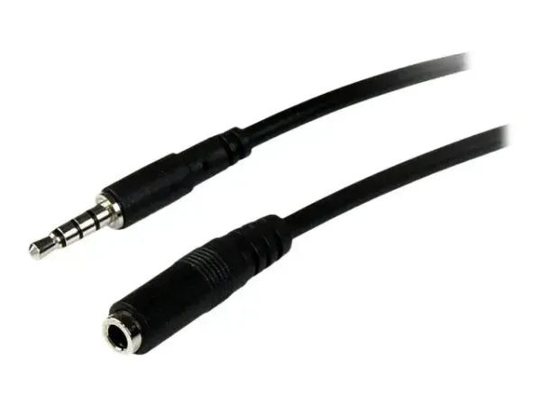 StarTech.com Câble d'extension de casque TRRS 4 positions 3,5 mm de 2 m