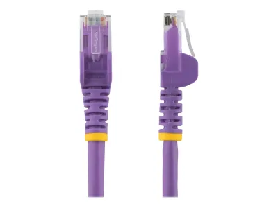 Startech 10m CAT6 Ethernet Cable, 10 Gigabit Snagless RJ45 650MHz 100W PoE Patch Cord, CAT 6 10GbE UTP Network Cable w/Strain Relief, Purple, Wiring is UL Certified/TIA