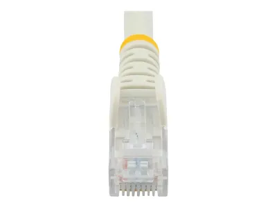Startech 50cm CAT6 Ethernet Cable, 10 Gigabit Snagless RJ45 650MHz 100W PoE Patch Cord, CAT 6 10GbE UTP Network Cable w/Strain Relief, White, Wiring is UL Certified/TIA