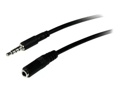 StarTech .com Câble d'extension de casque TRRS 4 positions 3,5 mm de 1 m
