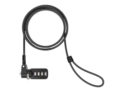Compulocks Câble de sécurité à Code combinaison T-bar noir