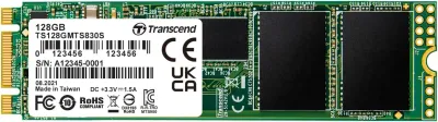 Transcend 128Go MTS830S SSD M.2 SATA III 2280, cache DRAM